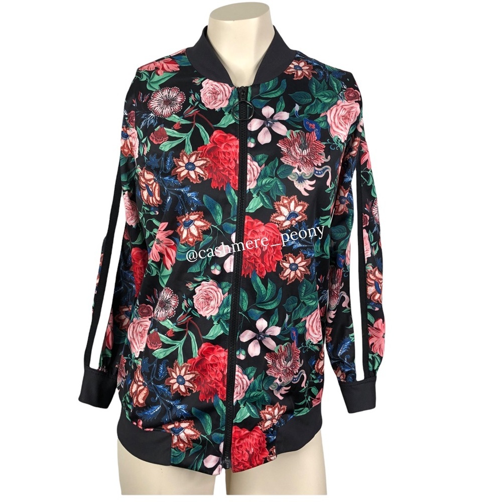 project RUNWAY Floral Bomber Jacket Small - Picture 2 of 12